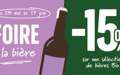 Foire à la bière bio du 28 mai au 17 juin